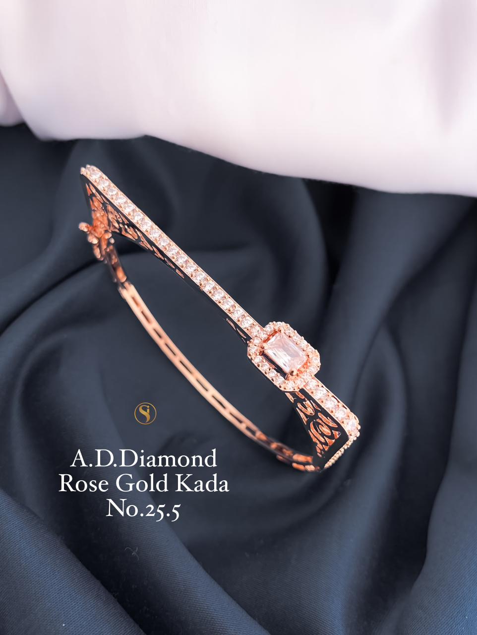 22 Designer AD Diamond Fancy Bracelets Wholesale Shop In Surat